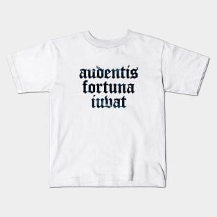 Audentis Fortuna Iuvat - Fortune Favors the Brave Kids T-Shirt